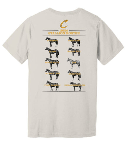 2024 Stallion Roster Short Sleeve T-Shirt