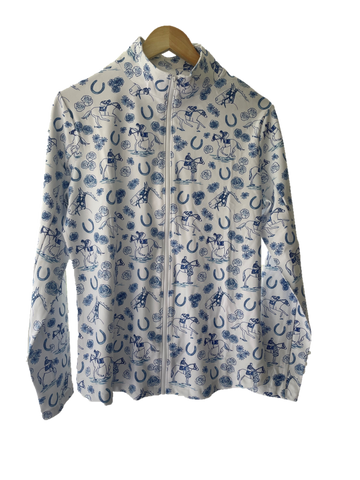 Secretariat Triple Crown Print Women's "Frankie" Full-zip Jacket