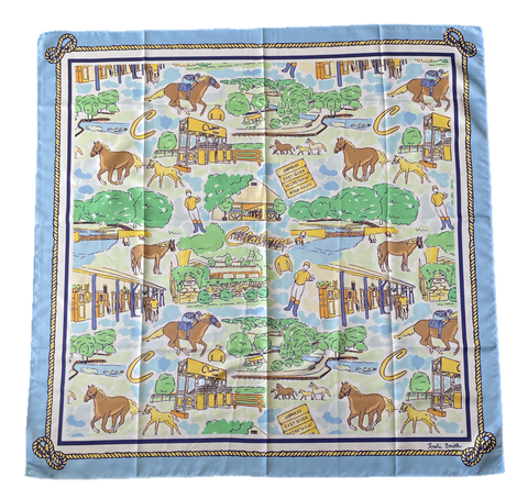 Claiborne Farm Print Scarf