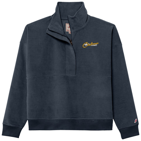 League Women's Cord Half Zip