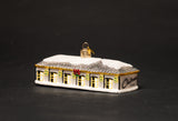 Old World Christmas Claiborne Farm Stallion Barn Ornament