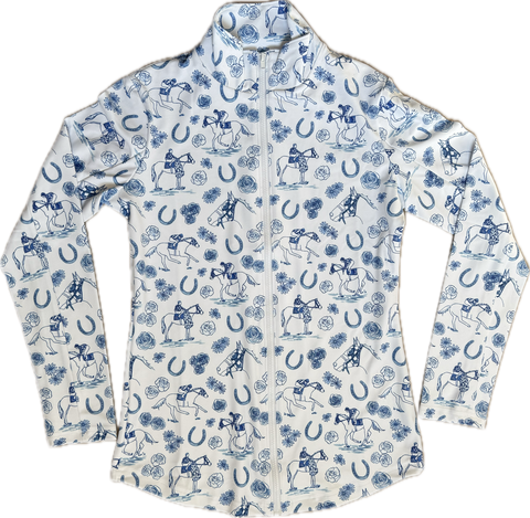 Secretariat Triple Crown Print Women's "Frankie" Full-zip Jacket