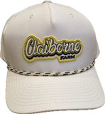 Claiborne Script Patch Rope Hat