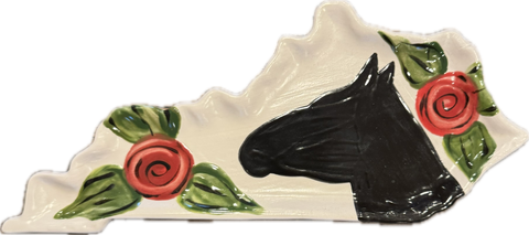 Kentucky Derby Ceramic Dish
