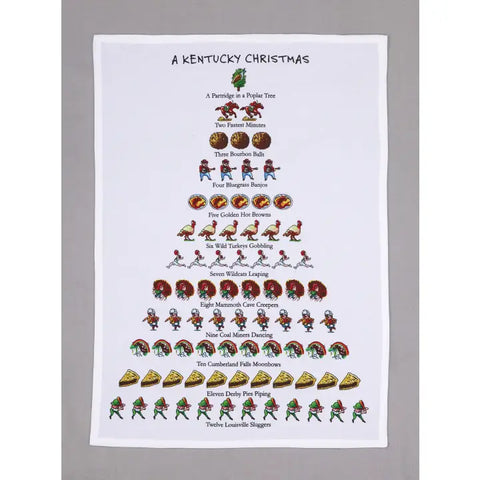 A Kentucky Christmas Kitchen Towel