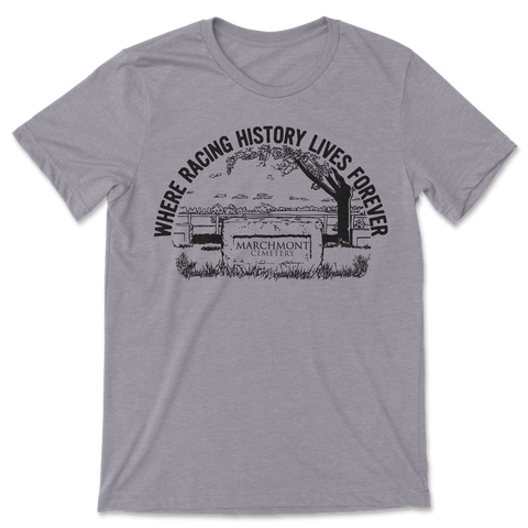 Old Smoke Claiborne Farm Marchmont Cemetery T-Shirt