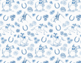 Secretariat Triple Crown Print Canvas Pouch