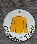 Claiborne Farm Silks Ornament