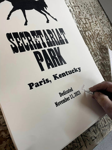 Secretariat Park Commemorative Print