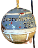 Claiborne Farm- Secretariat 1973 Finish Line Ornament by Kitty Keller Designs