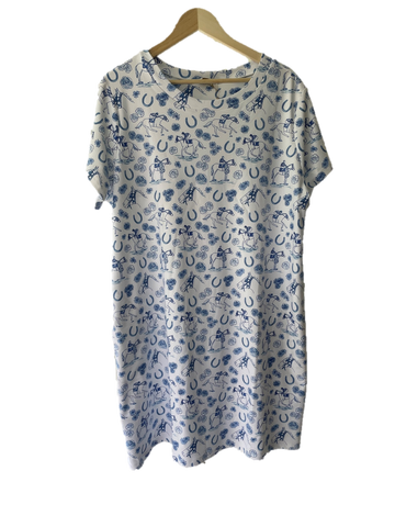 Secretariat Triple Crown Print Women's "Sierra" Dress