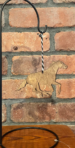 Wooden Horse Ornament