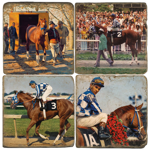 Secretariat Triple Crown Coaster Set