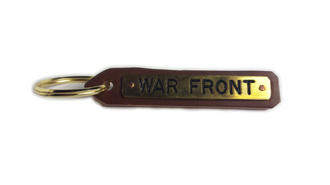 War Front Leather Key Chain
