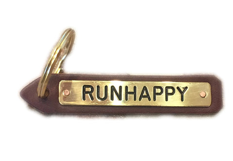 Runhappy Leather Key Chain