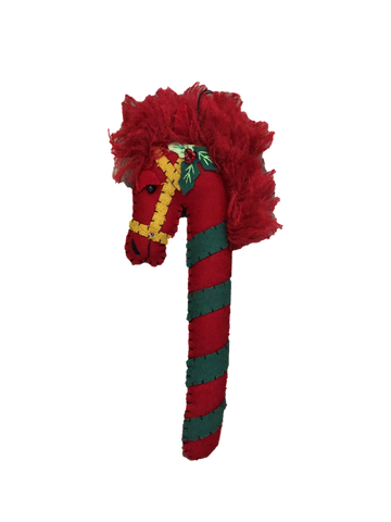 Horse Candy Cane Ornament