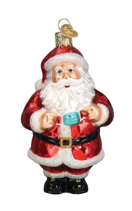 Old World Christmas Ornament- Santa Revealed