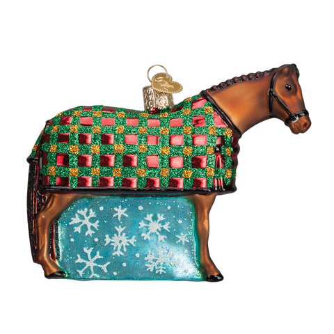 Old World Christmas Ornament - Snowflake Horse